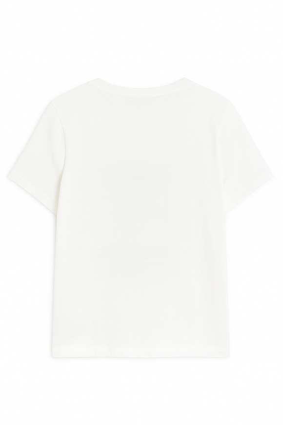 White Positano Printed T Shirt White