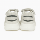 Beige Material Block Chunky Shoes-3