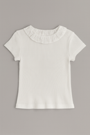 Light Pink Twill Dress With Knit Tshirt-3