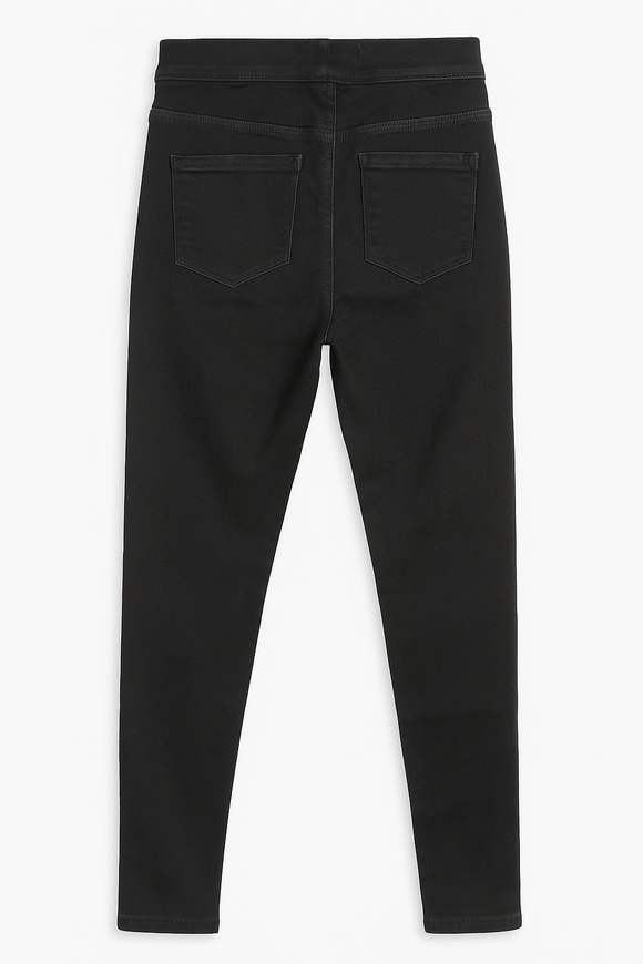 Black Skinny Knit Jegging Black