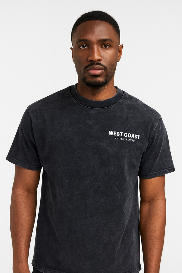 Black Lounge T Shirt Black