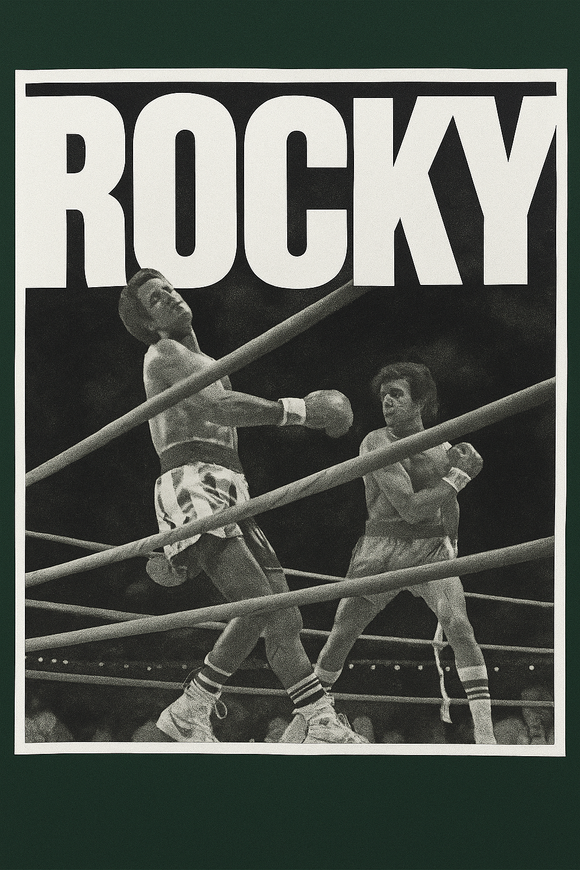 Green Rocky Drop Sholder Tshirt Green