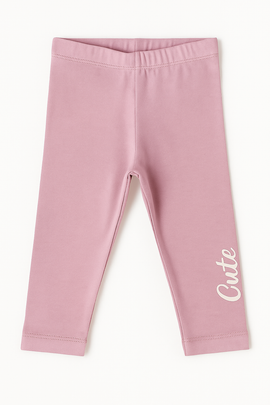 Lilac Placement Print Leggings Lilac - 0