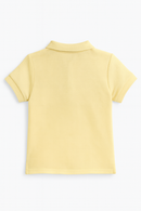 Boy S Beige Stripe Polo Shirt-3