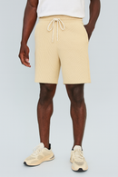 Beige Men Shorts-1