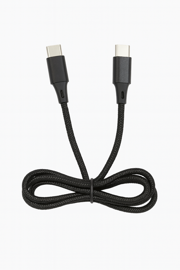 Black Type C Charging Cable
