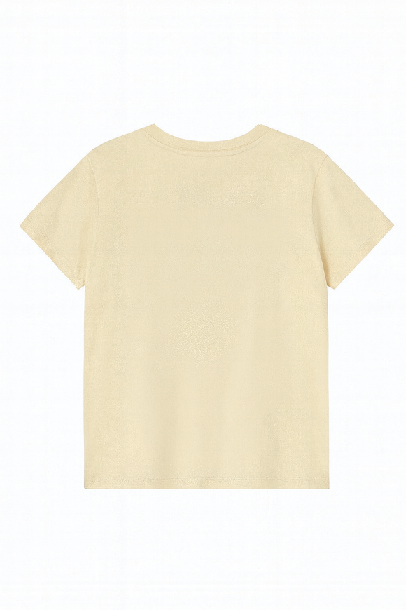 Beige Oversize Mystic Top