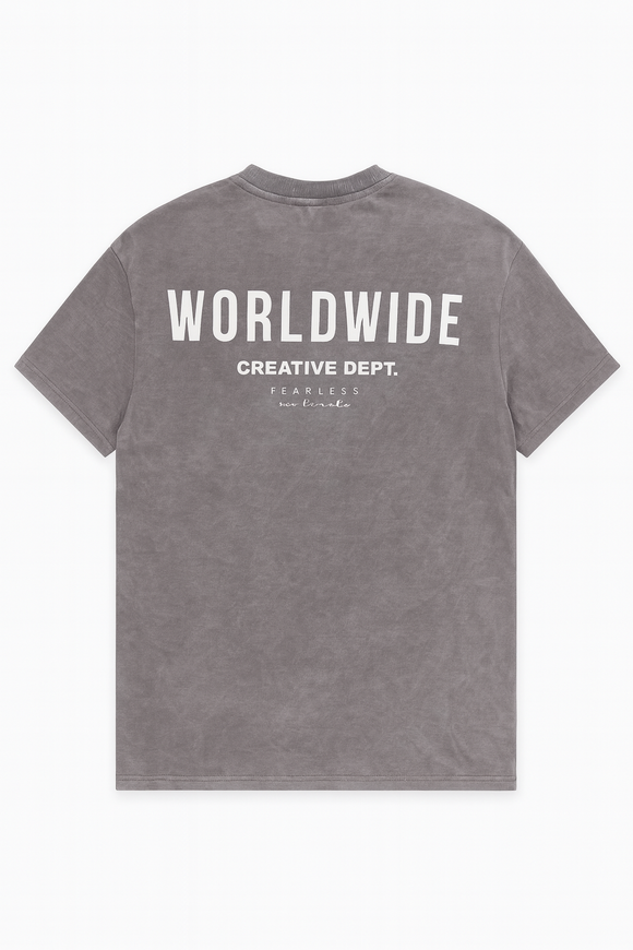 Grey Lounge T Shirt Mid Grey