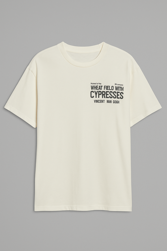 Ivory Van Gogh Printed T Shirt Ivory