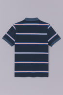 Feeder Stripe Pique Polo Assorted-3