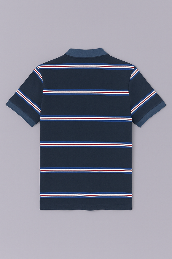 Feeder Stripe Pique Polo Assorted