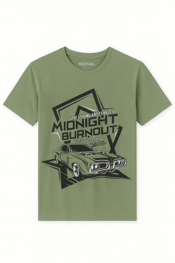Graphic Tee Pale Green