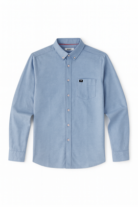 Sky Blue Mens Casual Shirt - 0