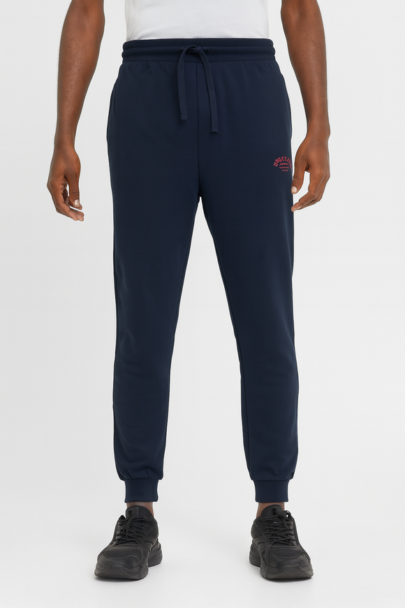 Navy Cuffed Pyjamas Navy