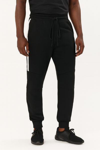 Black Mens Track Pant