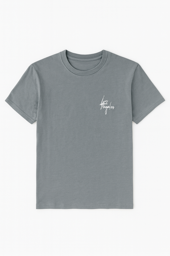 Grey T Shirt And  Pyjama Shorts Set