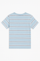 Sky Blue Striped Yarndyed Tshirt-3