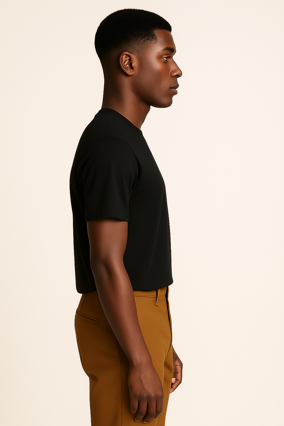 Black Lounge T Shirt Black