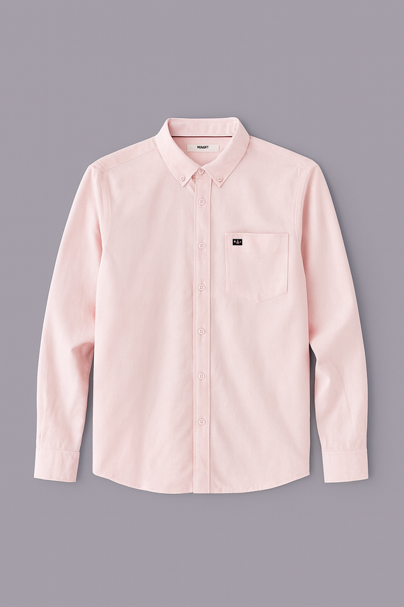 Pale Pink Mens Casual Shirt