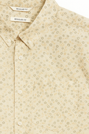 Beige Mens Casual Shirt-3