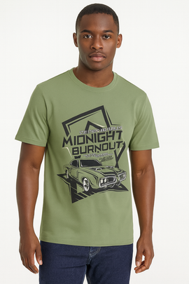 Graphic Tee Pale Green