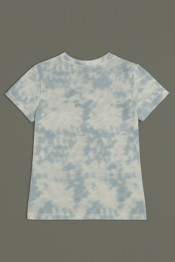 White Hello Kitty Placement Print T Shirt White