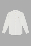 White Button Down Oxford Shirt-2