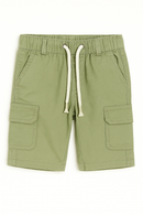 Beige And Olive Green 2Pc Pack Shorts Assorted-3