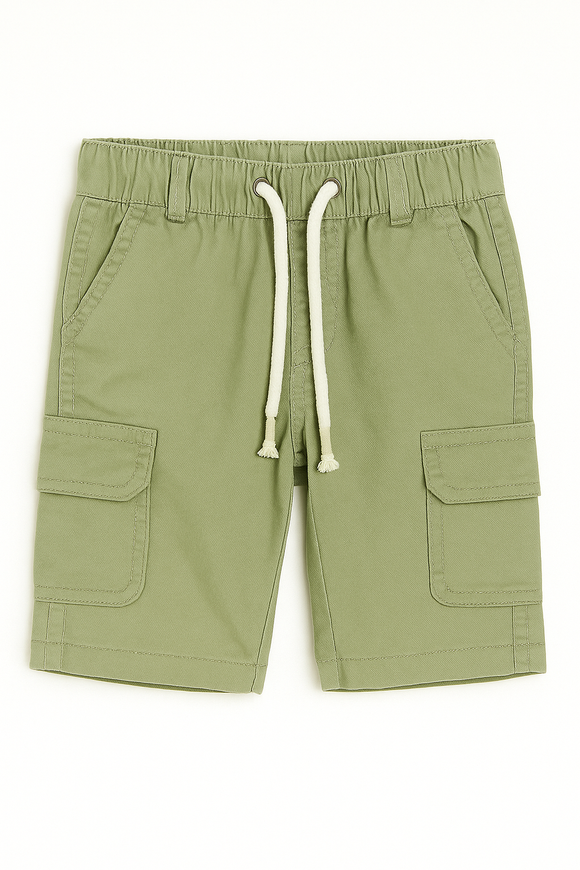 Beige And Olive Green 2Pc Pack Shorts Assorted