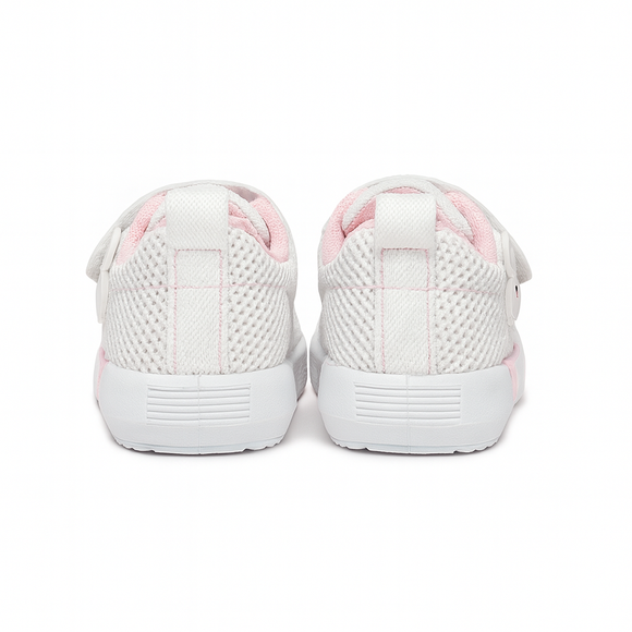 White Velcro Pump White