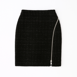 REDTAG Black Casual Skirt for Women - 0