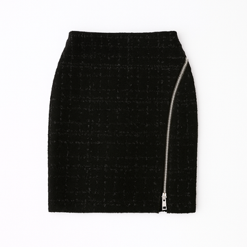 REDTAG Black Casual Skirt for Women - 0