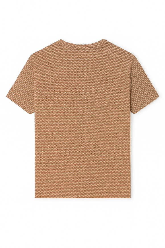 Beige Men T Shirt Beige Small