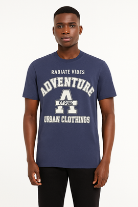 Graphic Tee Navy