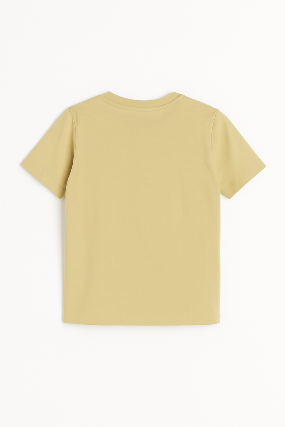 Boys Junior Brown T Shirt With Bag