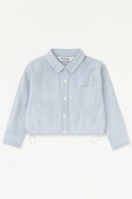 Blue Y D Stripes With Lurex Blouse Blue - 0