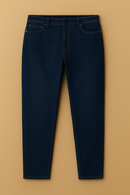 Dark Wash Basic 5 Pocket Standard Fit Jeans Darkwash-7