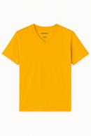 Basic Solid V Neck Tee Assorted-2