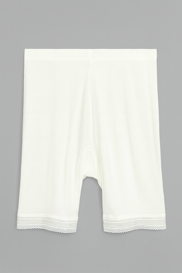 White Knit Short