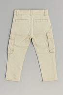Beige Cargo Pocket Trouser Beige-4