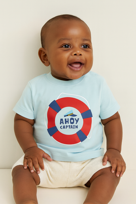 Sky Blue Life Guard Tshirt