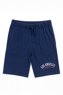 White T Shirt And Pyjama Shorts Set White-3