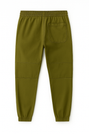 Olive Green Grament Dyed Jogger Dark Green-4