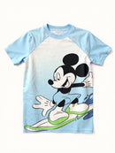 Blue Mickey Mouse Rash Guard T Shirt-1