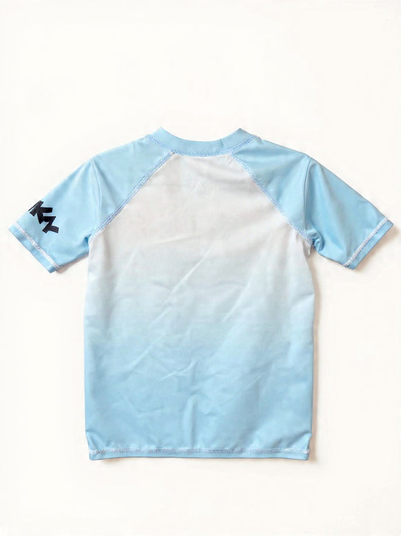 Blue Mickey Mouse Rash Guard T Shirt