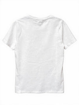 White Printed T Shirt - 0
