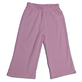 White Knit Textured Trouser White