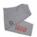 Grey Mel Captain America Active Pants Mid Grey-3
