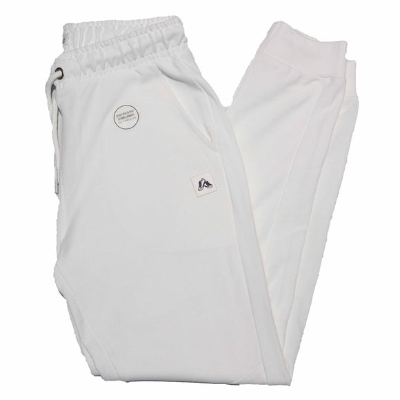 White Pique Active Pants White