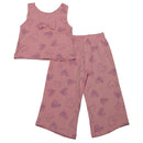 Pink Aop Knitted Jersey Sets Pale Pink-1